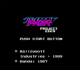 Dirty Pair - Project Eden (english translation) Title Screen